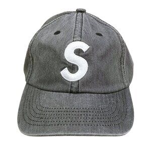Supreme SS20 Pigment Print S Logo 6-Panel Camp Cap Black